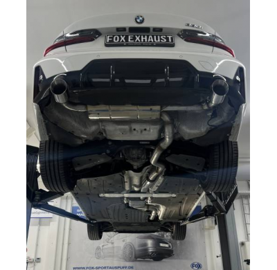 BMW G20 - 330i medio sistema de OPF - 1x114 Tipo 25 derecha/izquierda Fox exhaust