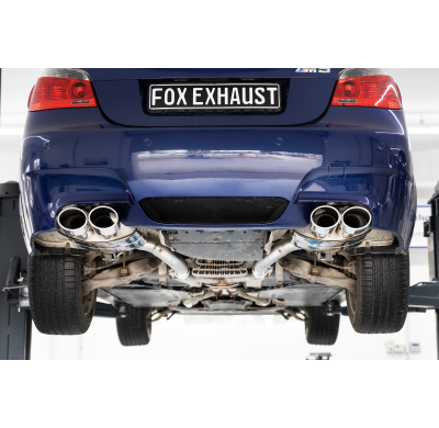 Silenciador final BMW E60 M5 derecho/izquierdo - 2x115x85 tipo 32 derecho Fox exhaust