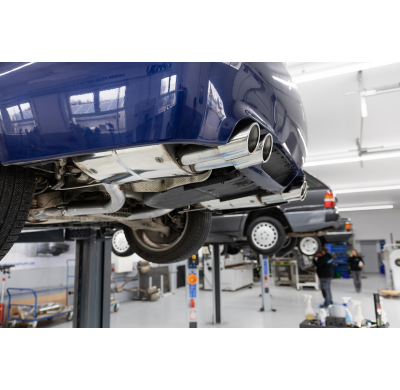 Silenciador final BMW E60 M5 derecho/izquierdo - 2x115x85 tipo 32 derecho Fox exhaust