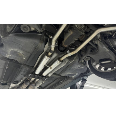 Silenciador delantero del BMW E38 735i Fox exhaust