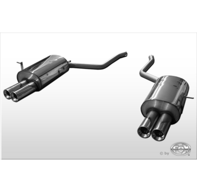 Escape FOX BMW E38 730i/ 735i/ 740i escape final duplex - 2x90 13 duplex