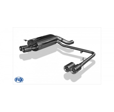 Escape FOX BMW E65 735i/ 745i escape final salida duplex - 2x80 13 duplex