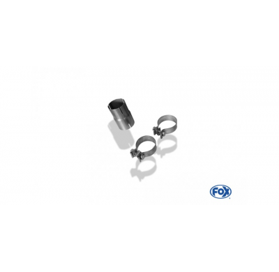 Escape FOX BMW X3 F25/ X4 F26 - 28i 180kW 18d 20d 30d adaptador 70/65mm for BM101005-xxx con abrazaderas