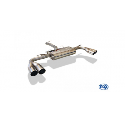 Escape FOX BMW X3 F25 - 2,0l diesel escape final cross salida duplex - 2x90 14 duplex