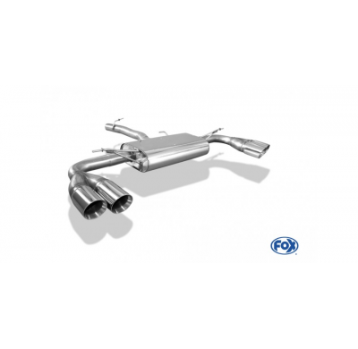 Escape FOX BMW X4 F26 sin Pack-Mescape final izquierda/right - 2x90 type 25 duplex