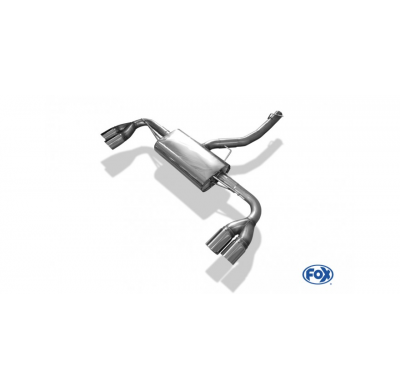 Escape FOX BMW X3 F25 - 3,0l gasolina escape final - 2x90 25 duplex