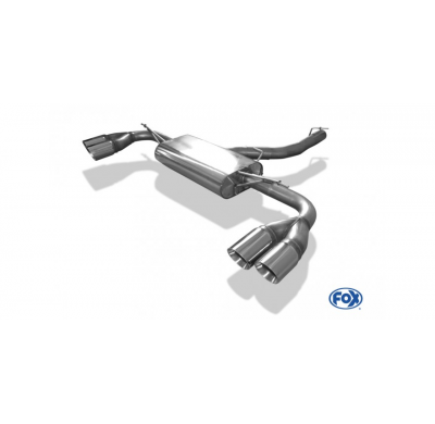 Escape FOX BMW X3 F25 - 3,0l gasolina escape final - 2x90 25 duplex