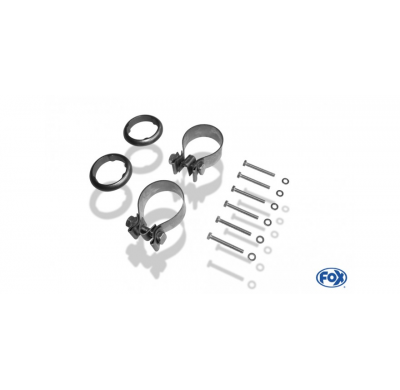 Escape FOX BMW X5 - E70 escape final cross salida duplex, entre doble entrada - 2x80 16 duplex