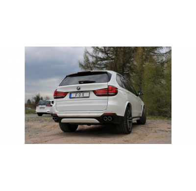 Escape FOX BMW X5 - F15 escape final cross exit duplex, entre - 2x80 type 16 duplex