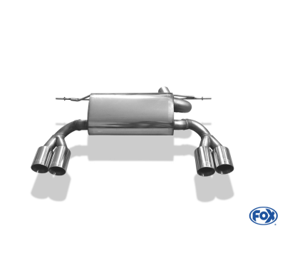 Escape FOX BMW F32 - 420d Coupe M-Package Escape final Duplex - 2x90 16 dch/izq