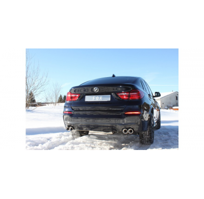 Escape FOX BMW X4 F26 - 35i escape final exit left/right - 2x90 17 righ/left