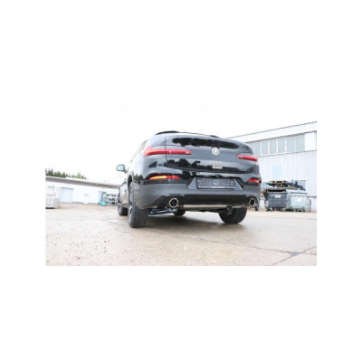 FOX Escape trasero salida cruzada derecha / izquierda - 1x90 tipo 16 BMW X4 G02 - 20i Año:Desde 2018 2,0l 135kW