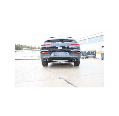 FOX Escape trasero salida cruzada derecha / izquierda - 1x90 tipo 16 BMW X4 G02 - 20i Año:Desde 2018 2,0l 135kW
