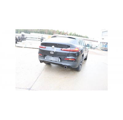 FOX Escape trasero salida cruzada derecha / izquierda - 1x90 tipo 16 BMW X4 G02 - 20i Año:Desde 2018 2,0l 135kW