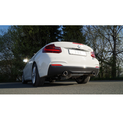 Escape FOX BMW F23 - 220i Cabrio escape final cross exit duplex - 1x90 type 12 duplex