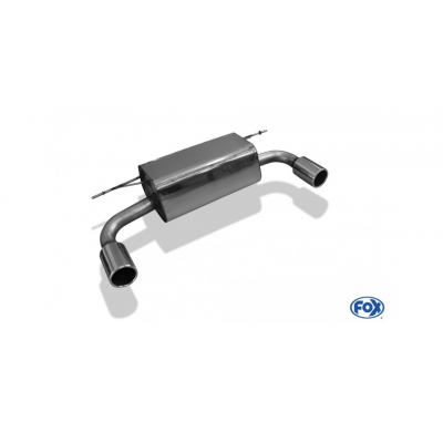 Escape FOX BMW F23 - 220i Cabrio escape final cross exit duplex - 1x90 type 12 duplex