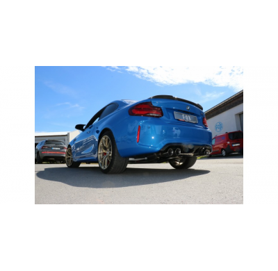 Escape trasero FOX BMW F87 M2 Competition + CS con válvulas de escape - 2x90 tipo 25 derecha / izquierda