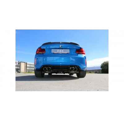 Escape trasero FOX BMW F87 M2 Competition + CS con válvulas de escape - 2x90 tipo 25 derecha / izquierda
