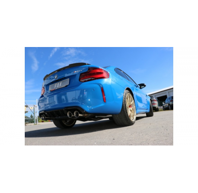 Escape trasero FOX BMW F87 M2 Competition + CS con válvulas de escape - 2x90 tipo 25 derecha / izquierda