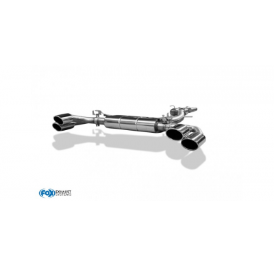 CUPRA Formentor 4x4 - VZ5 Escape deportivo con 2 válvulas de escape - 2x115x85 tipo 32 con silenciador delantero