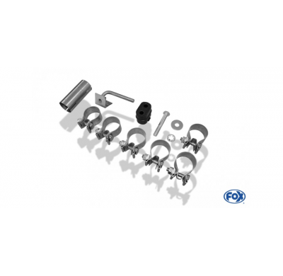 Escape FOX Dacia Duster 4x4 reestyling escape final cross salida duplex - sin colas de escapes