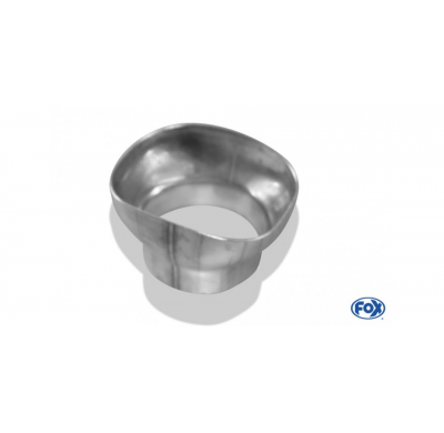 plate for tail pipe angular 110x110 with hole &#216;63mm