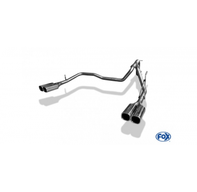 Escape FOX Dodge Nitro final pipe system duplex - 2x78x75 70 duplex