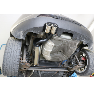 Escape FOX Fiat Bravo 198 for models with paragolpes cut escape final - 2x80 16