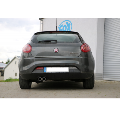 Escape FOX Fiat Bravo 198 for models with paragolpes cut escape final - 2x80 16