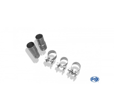 Escape FOX Fiat Grande Punto 199 - gasolina escape final - 2x76 12