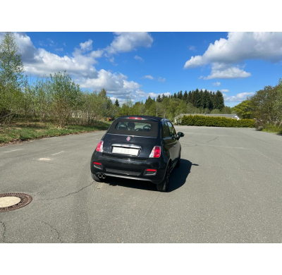 Silenciador final Fiat 500/500C - 2x80 tipo 25 Fox exhaust