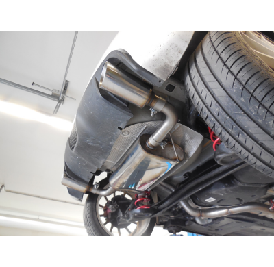 Escape FOX Fiat 500 Abarth escape final cross exit left right - 1x100 25 duplex