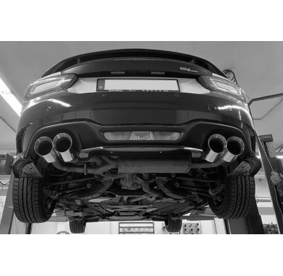 Tubos de escape Fiat 124 Spider Abarth para silenciador final original Fox exhaust
