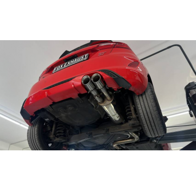 Ford Fiesta MK8 ST - Sistema JHH de OPF con válvula de escape Fox exhaust