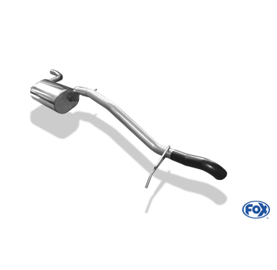 Escape FOX Ford Focus II Tunier escape final - 1x55 26 Diesel-look (black painted)