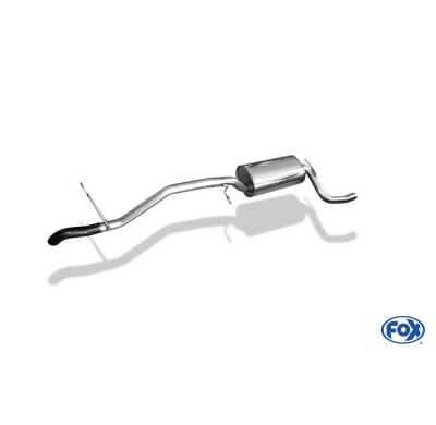 Escape FOX Ford Focus II Tunier escape final - 1x55 26 Diesel-look (black painted)