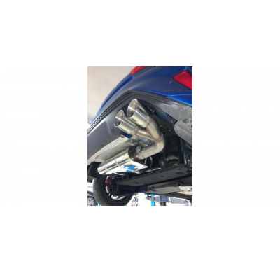 FOX Escape trasero salida derecha - 2x90 tipo 25 Ford Focus IV ST-Line - eje trasero rígido Año:Desde 2018 1,5l 111/134kW