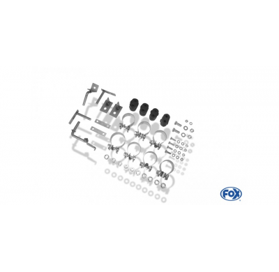 Escape FOX Ford Ranger from 10/2016 - Double Cap Escape Final exit laterally right and left on the vehicle - 2x90 16 dch/izq