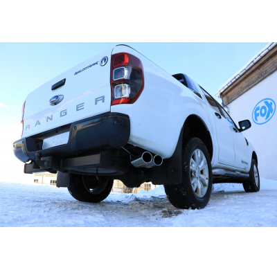 Escape FOX Ford Ranger from 10/2016 - Double Cap Escape Final exit laterally rechts on the vehicle - 2x115x85 38 left