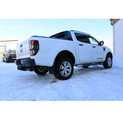 Escape FOX Ford Ranger from 2010 - Double Cap escape final exit laterally rechts on the vehicle - 2x115x85 38 left