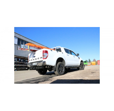 Ford Ranger 4x4 - Salida Escape deportivo Doppelkabine + Wildtrak lateralmente a la derecha del vehículo - 2x115x85 tipo 38 izqu