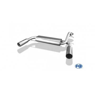 Escape FOX Honda Civic III/ CRX II escape final cross salida duplex - 1x90 10 duplex