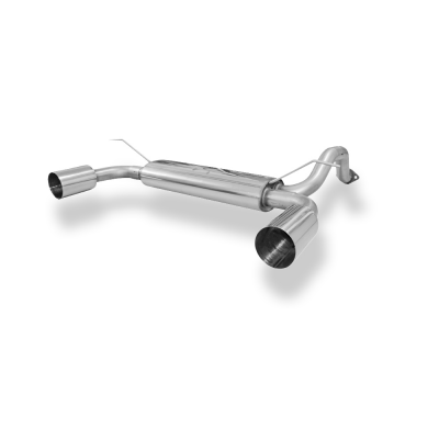 Honda Civic 5 silenciador final salida cruzada derecha/izquierda - 1x114 t Fox exhaust