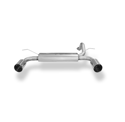Honda Civic 5 silenciador final salida cruzada derecha/izquierda - 1x114 t Fox exhaust