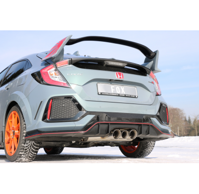 Escape FOX Honda Civic X Type R escape final duplex  - 100-90-100 type 25 duplex