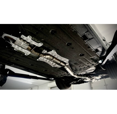 Honda Civic 11 Type R - Racing 10dB+ Sistema de escape de 80 mm de O Fox exhaust