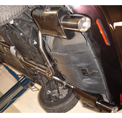 Escape FOX Honda Accord VII CL7 escape final salida duplex - 1x100 17 duplex