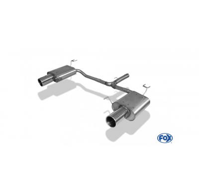 Escape FOX Honda Accord IX CU1 - sedan & Tourer escape final duplex - 1x100 17 duplex