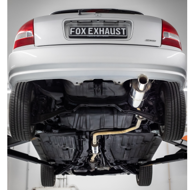 Silenciador trasero y delantero para Honda Civic 6 - EJ9 Hatchback - 1x90 Tipo 24 Fox exhaust