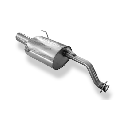 Silenciador trasero de salida única para Honda Civic 6 - Coupé EJ6 - 1x100 Tipo 24 Fox exhaust